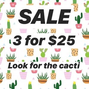 🌵3 for $25🌵 SALE TIME!!!!